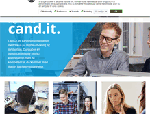 Tablet Screenshot of cand-it-vest.dk